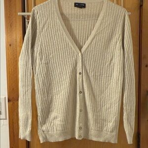 Liz Claiborne Cream Cardigan